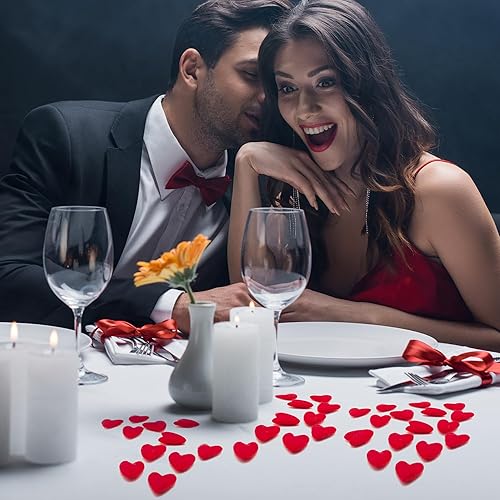 Miniatura 3 de Glaciart One Corazones de fieltro, mini 0.8 pulgadas (20 piezas) - Fieltro de aguja - Fieltro de aguja y aceites esenciales listos - Hecho a mano