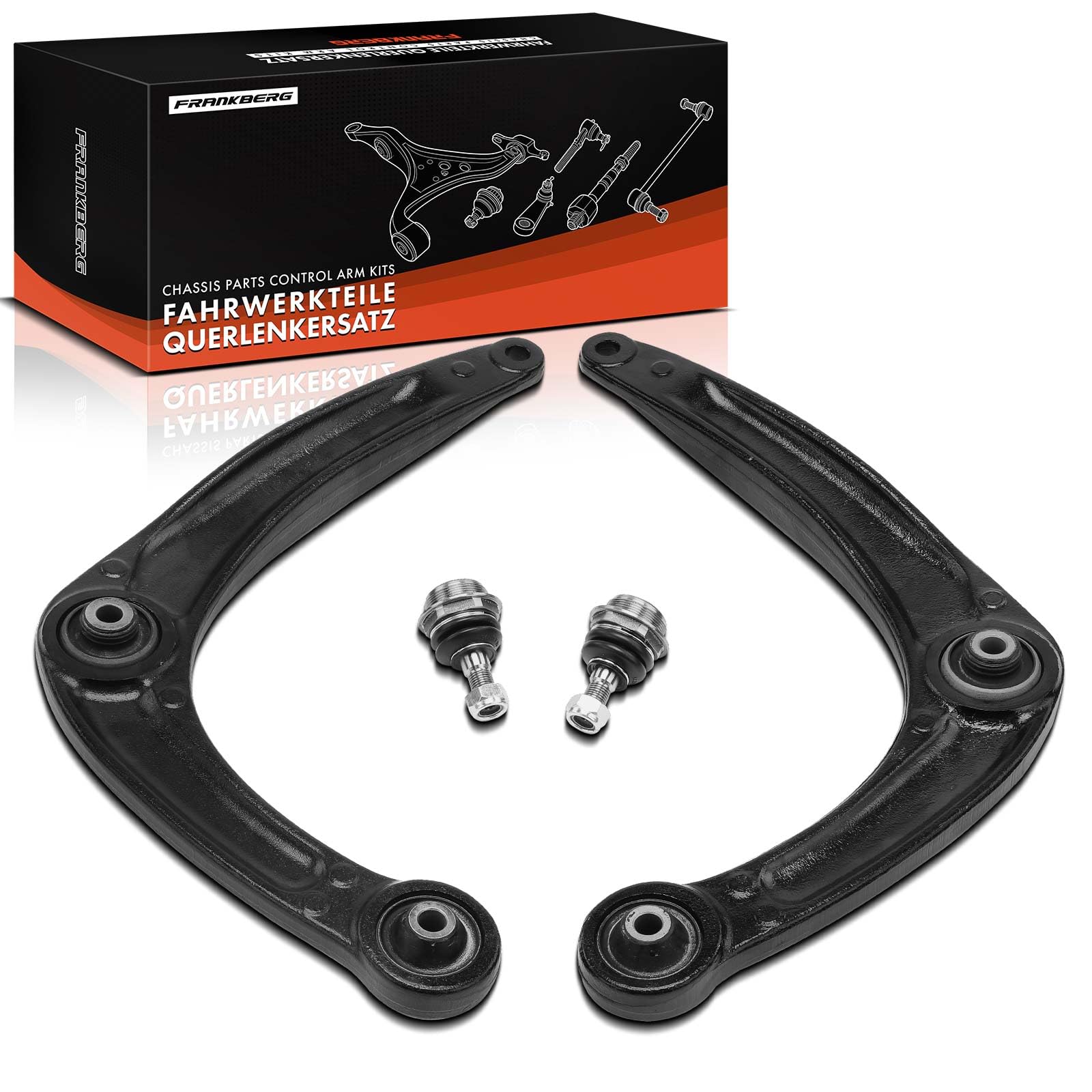 Frankberg 2 triangles de suspension + 2 rotules 364053