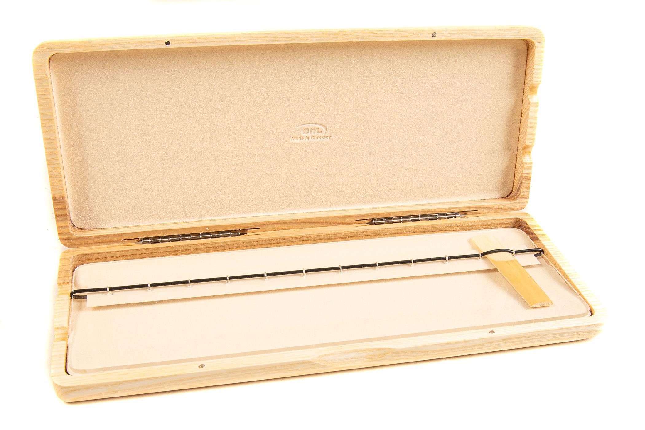 GEWA 751006 Estuche para Cañas Clarinete 12 Cañas Natural Lacado