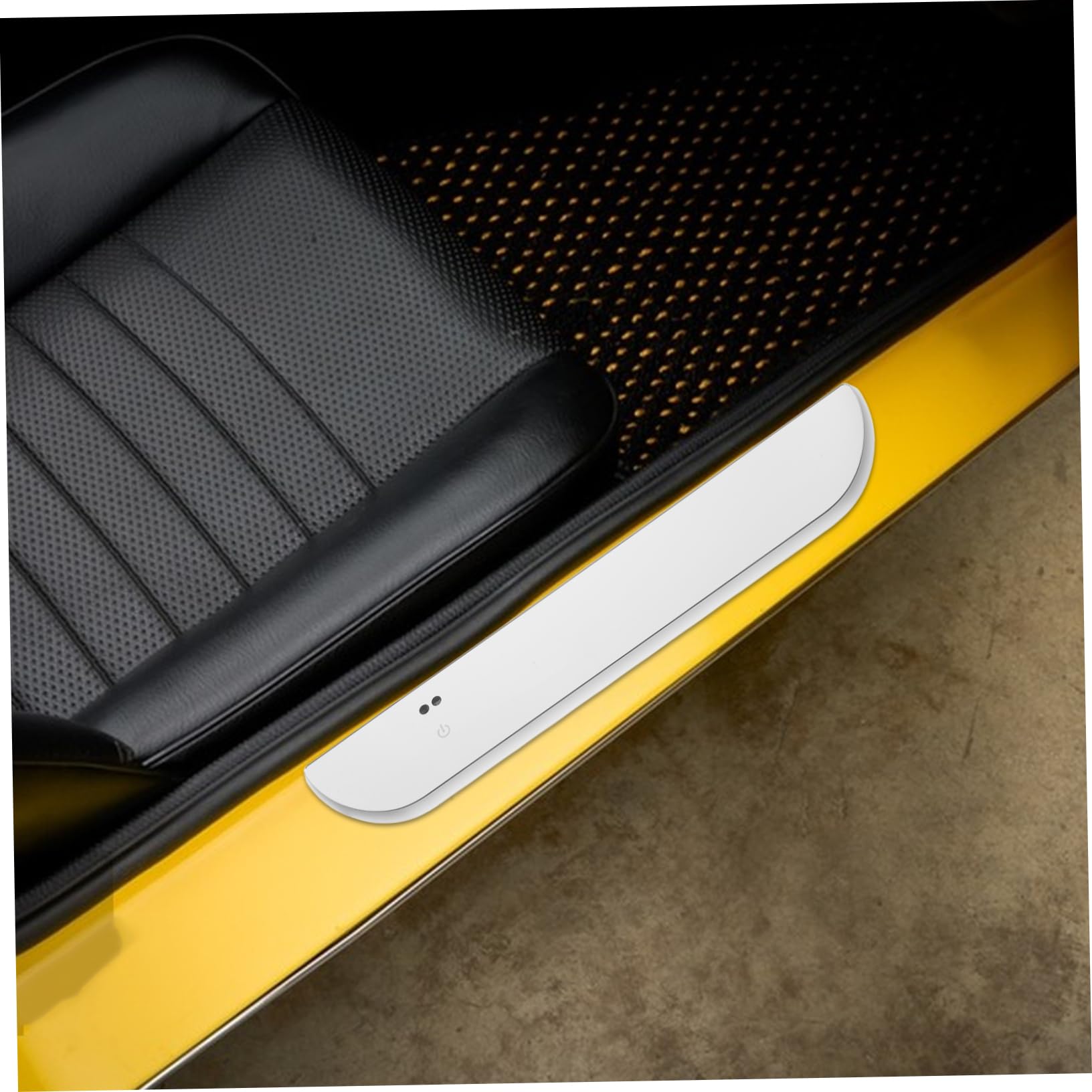 TOPBATHY 2piezas Luz Exterior De Puerta Carga Inalámbrica Luces Solares Para Coche Accesorios De Iluminación Protector De Umbral