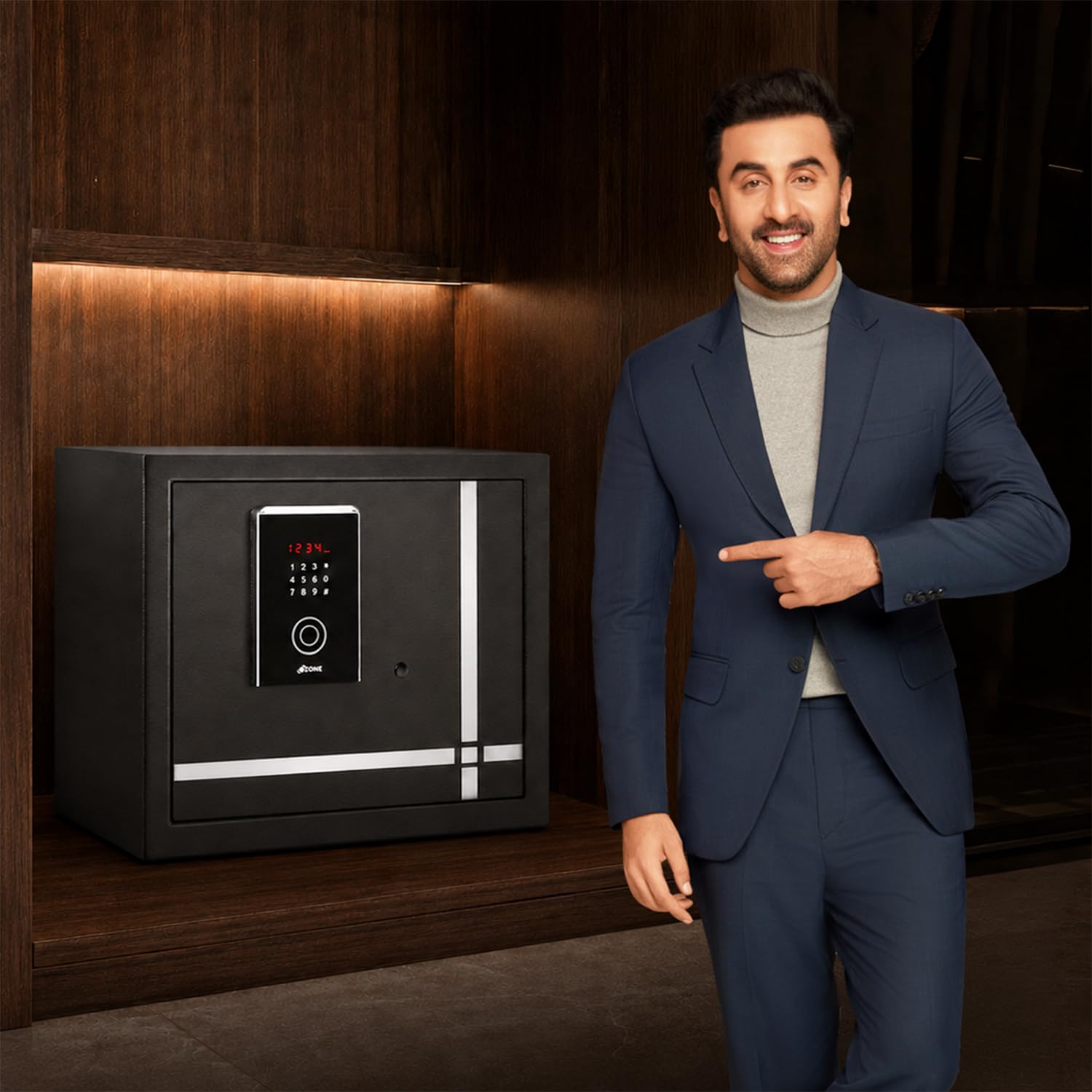 Fingerprint Safe Locker - Secure Home & Office Storage -2