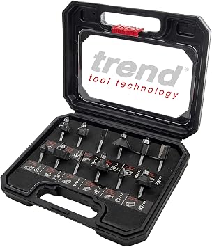 Trend Set/SS8 X 1/4TC 1/4 in   ap  aft ba lang  kesici seti   siyah/beyaz 12 par a