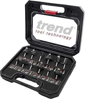 Trend 12 Piece Router Cutter Starter Set