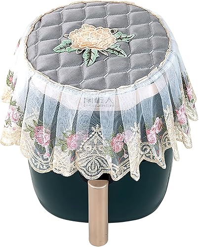 Cubierta para freidora de aire, paño a prueba de polvo para electrodomésticos, cubierta protectora de encaje para freidora de aire