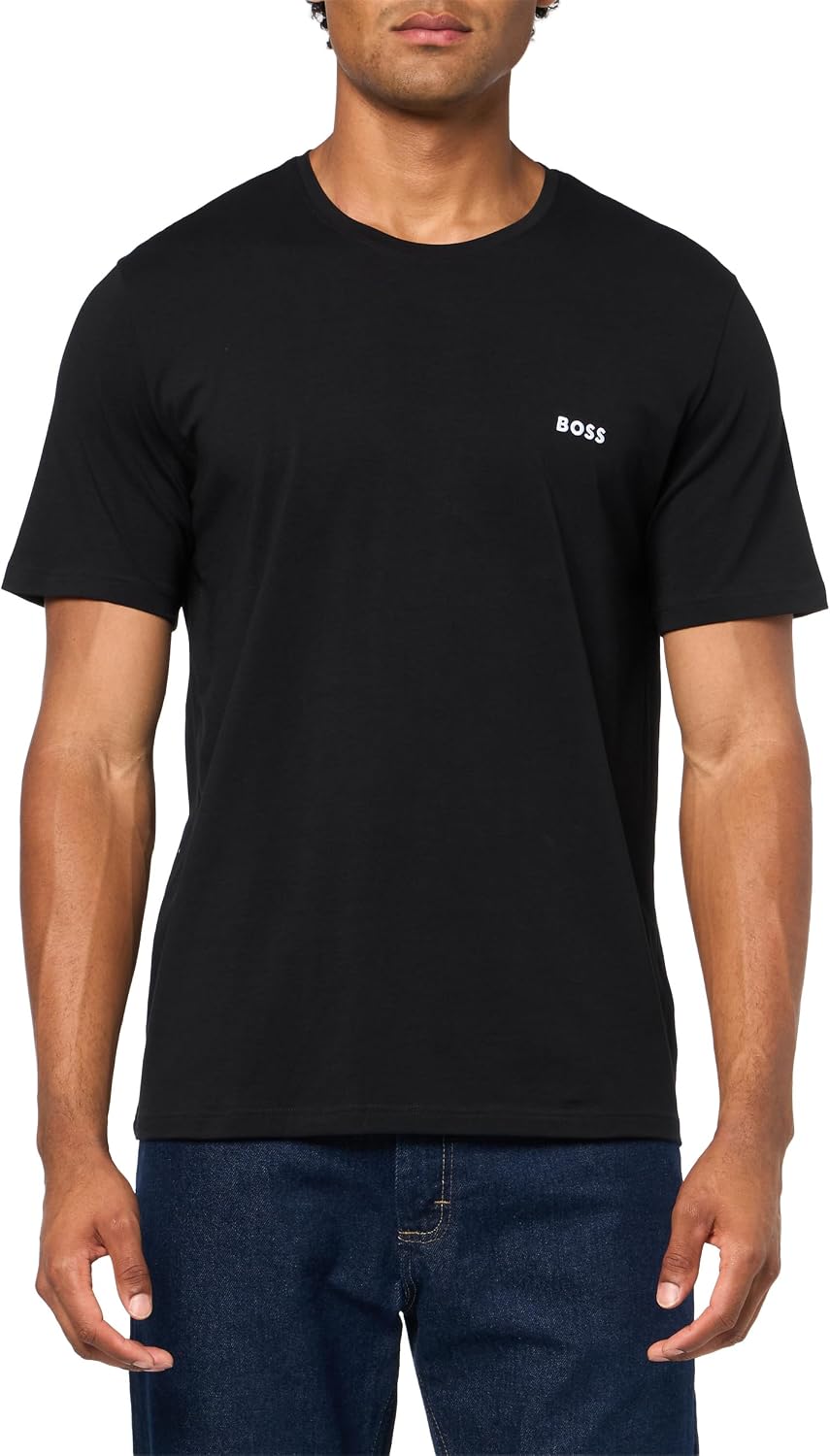 BOSS Mens Mix&Match Crewneck Cotton Lounge T-Shirt