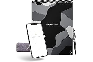 Rocketbook Smart Reusable Smart Notebook Compatible with OneNote