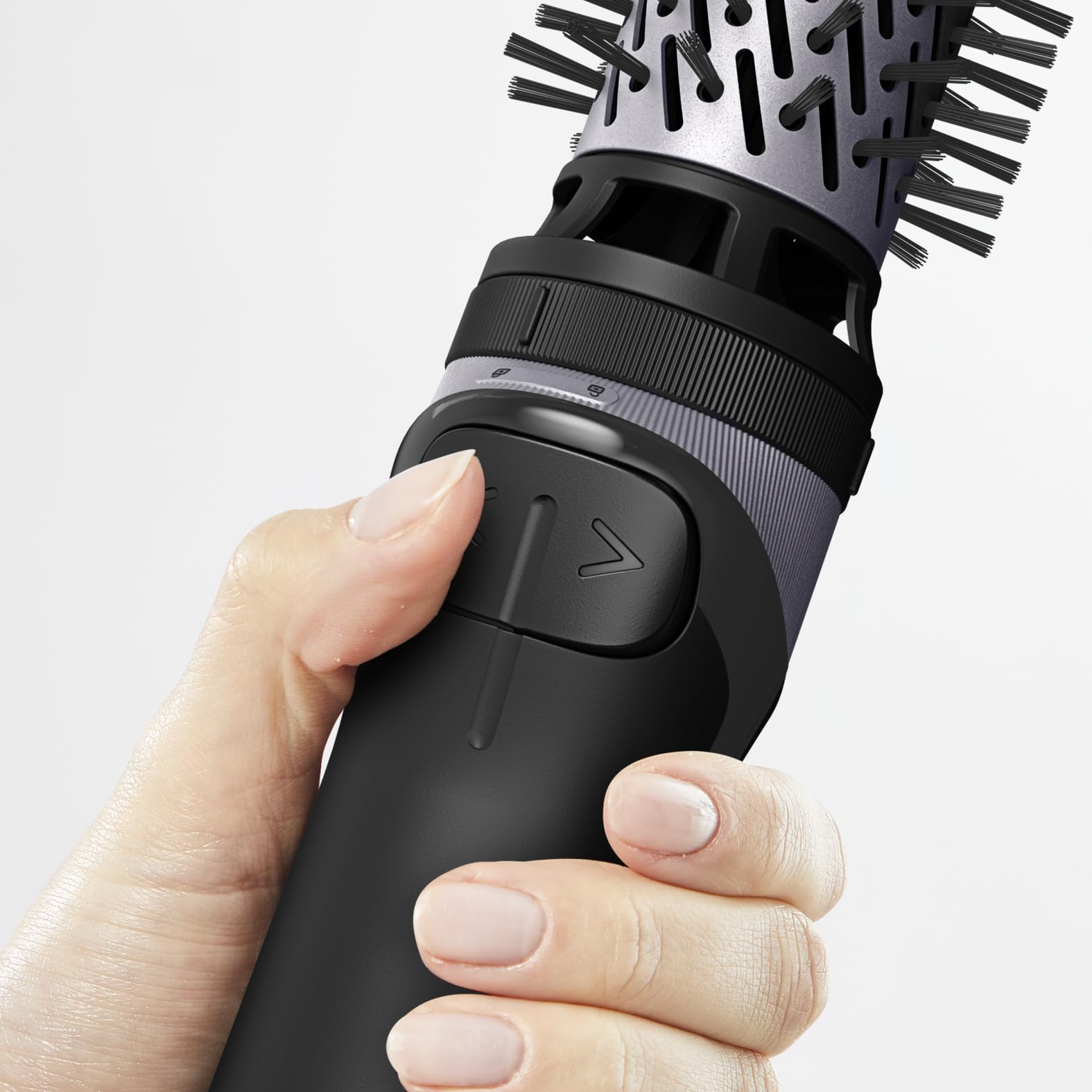 Rowenta UB9530 Brush Activ' Renewal obrotowa szczotka z ciepłym powietrzem, obrót w prawo/lewo, powłoka ceramiczna, funkcja jonowa, naturalne włosie, 2 poziomy temperatury, poziom zimna, 1000 W