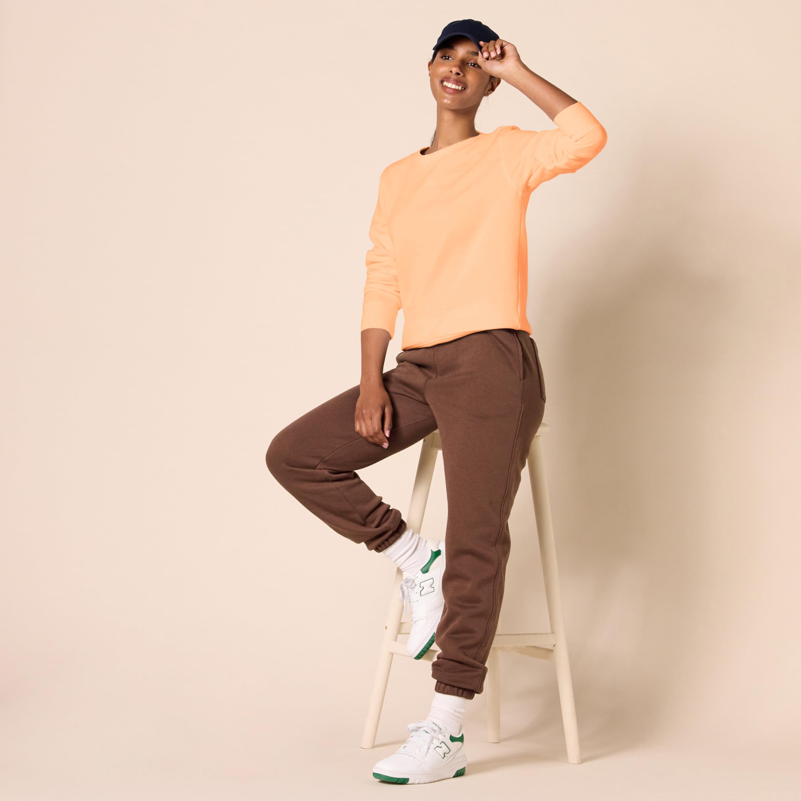 Amazon Essentials Felpa in Pile Girocollo (Disponibile in Taglie Forti) Donna