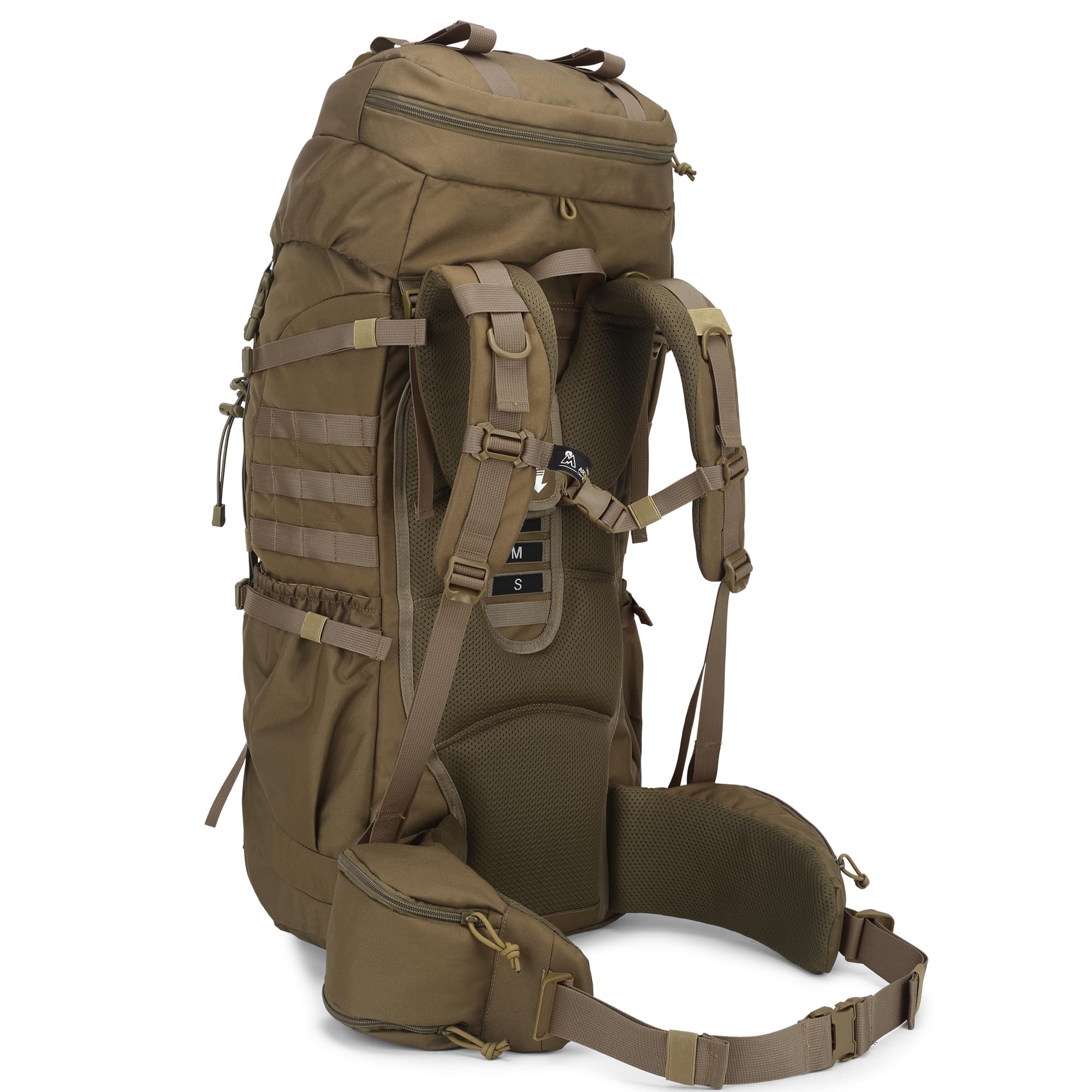 Mardingtop 70L Internal Frame Backpack for Camping,Hiking,Travel,Tactical Backpack with Rain Cover