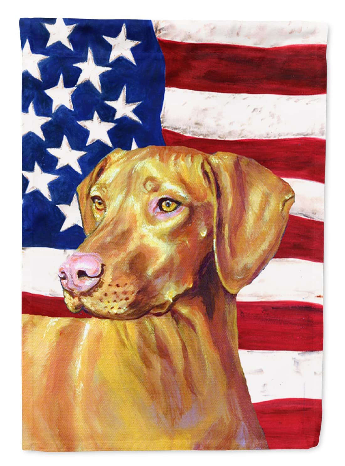 Drapeau Vizsla USA en tissu lavable pour pavoiser votre façade avec fierté