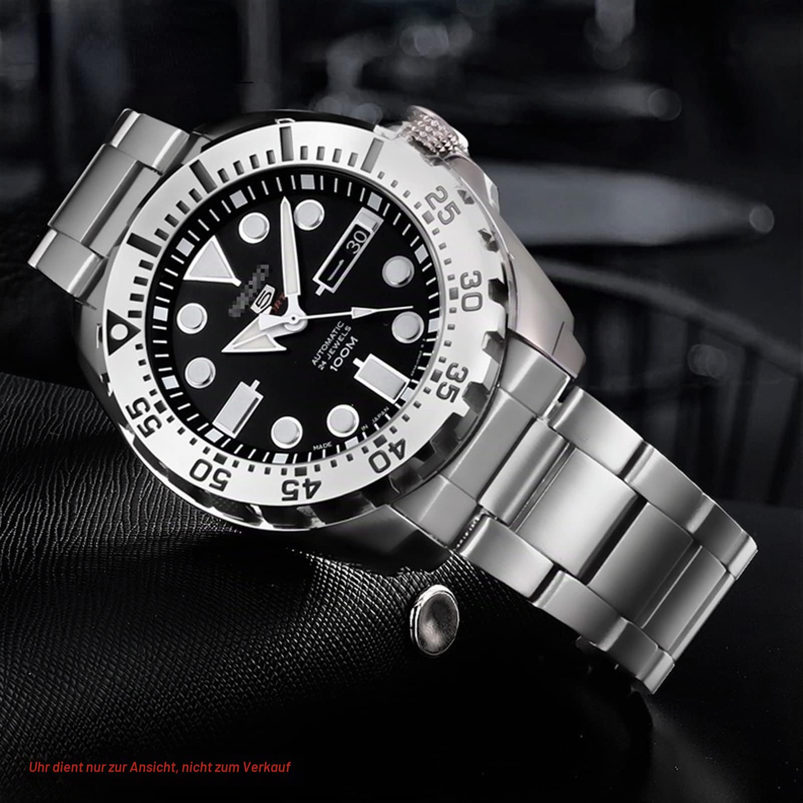Für SEIKO Nr. 5 SKX009 SKX007 SKX175 SKX173 massives Edelstahl-Armband 20 mm 22 mm Herren-Armband Zubehör Uhrenarmband Armband