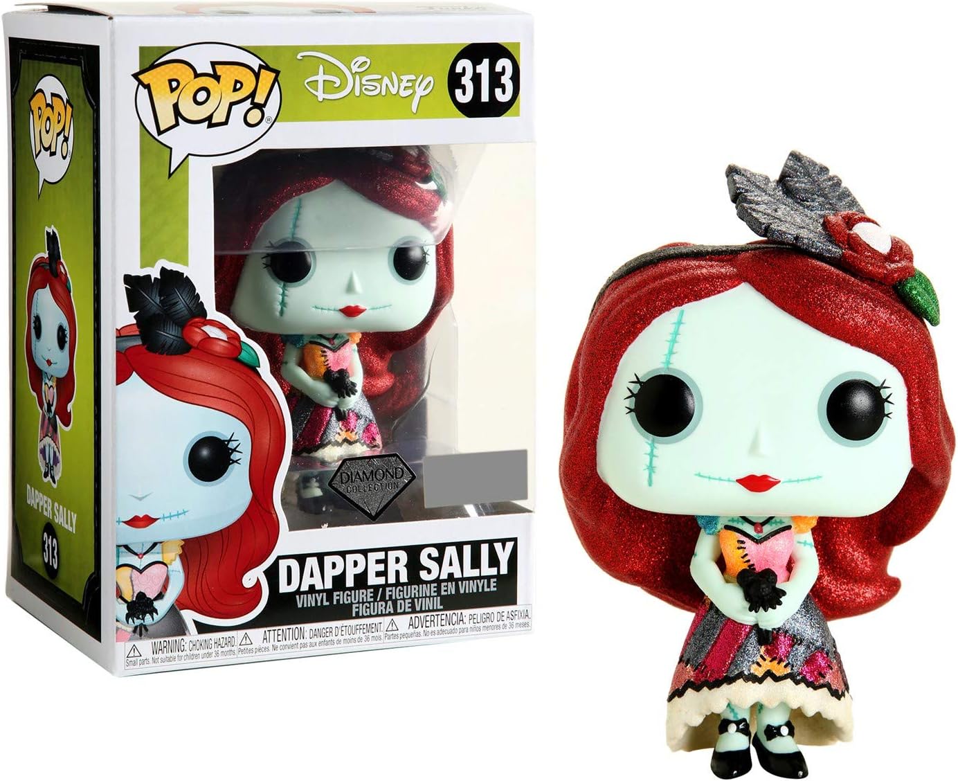 POP! Funko Disney #313 Nightmare Before Christmas Diamond Edition Dapper Sally (Hot Topic Exclusive)