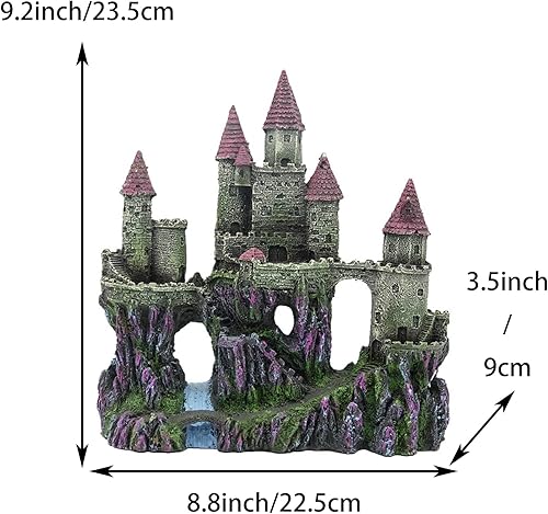Miniatura 5 de peyamii Adorno de barco de resina para acuario, decoración de cilindro de pez naufragio, la rocalla es adecuada para la decoración de acuarios de