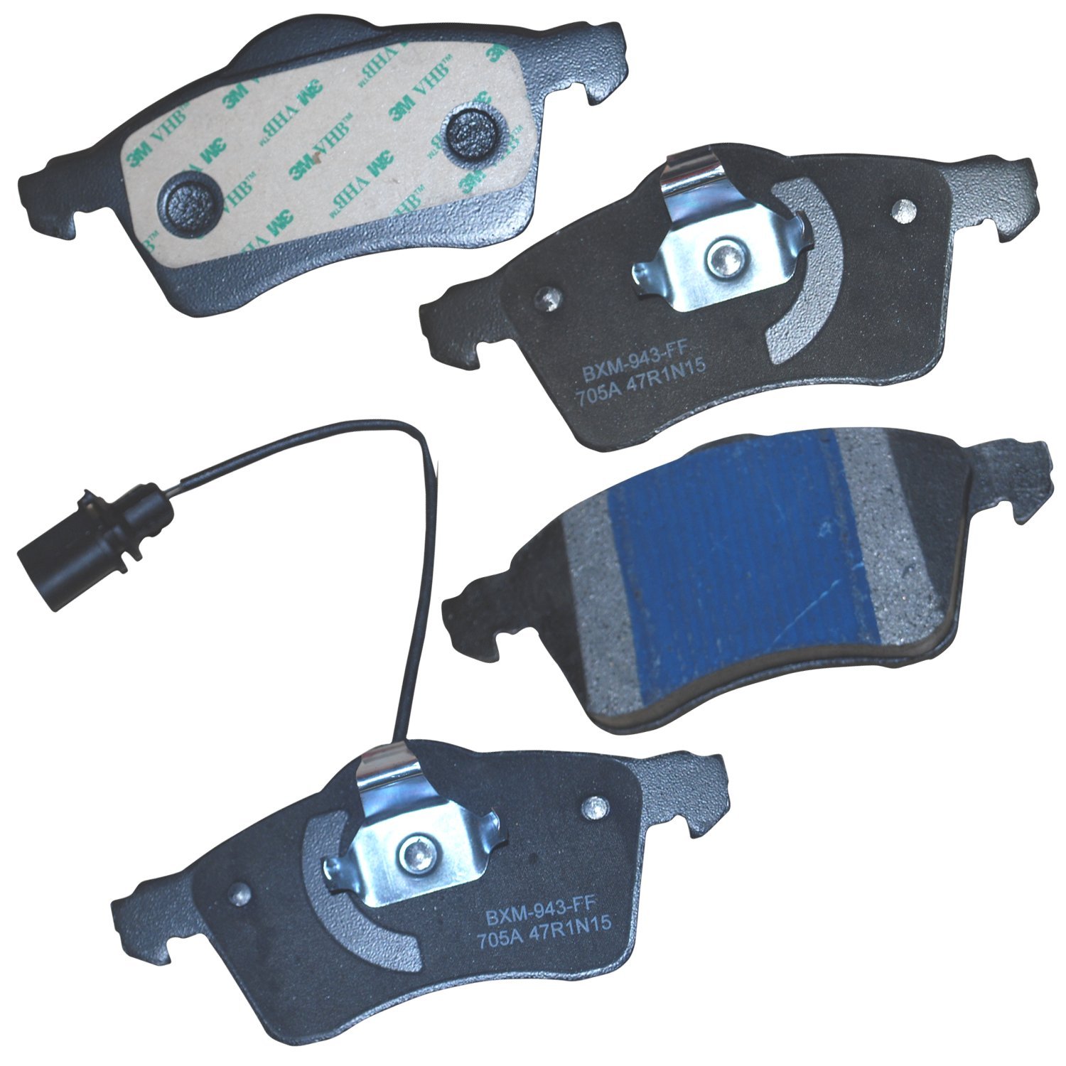 Bendix Premium SBM705A Semi-Metallic Front Brake Pads for Volkswagen EuroVan 2000