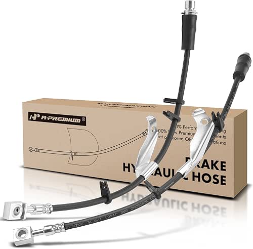 A-Premium Front Driver and Passenger Brake Hydraulic Hose Compatible with