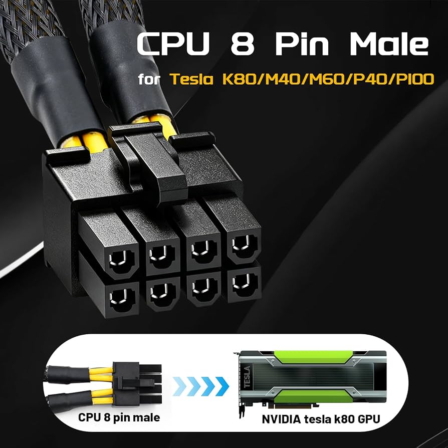 Amazon.com: COMeap NVIDIA Graphics Card Power Sleeved Cable CPU 8