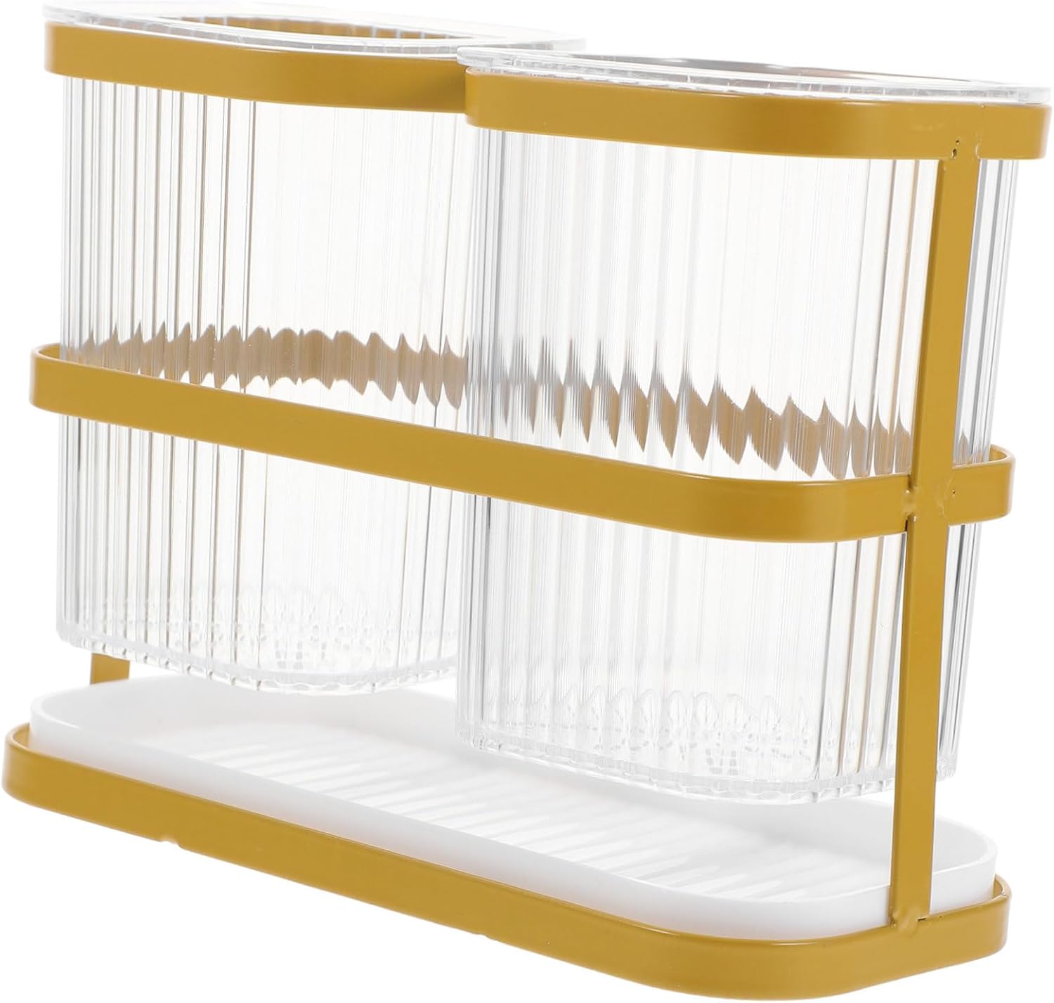 ABOOFAN Chopsticks Holder Rack Elegant Cutlery Utensil Stand for Kitchen Counter Versatile Spoon Container Brush Holder Pet for Home Restaurant Use