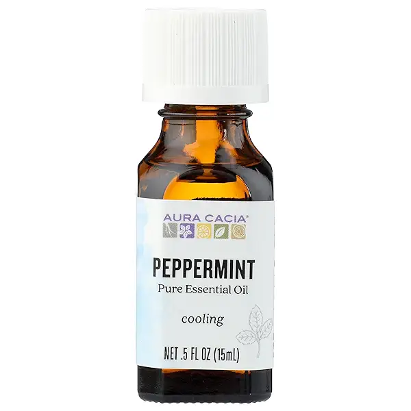 Aura Cacia Peppermint Essential Oil, 0.5 FZ 1