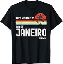 Take Me Back To Rio De Janeiro Brazil Vintage Vacation T-Shirt
