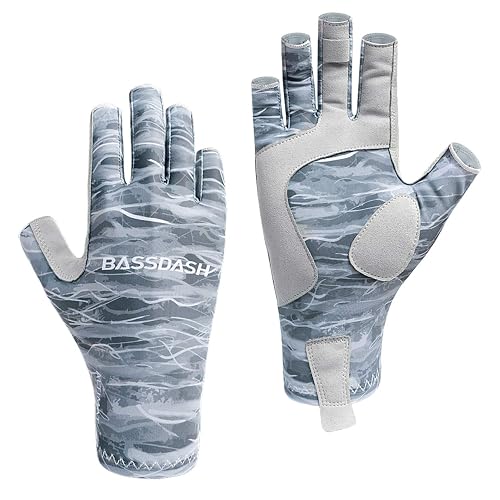 UPF 50+ Sun Protection Fingerless Gloves