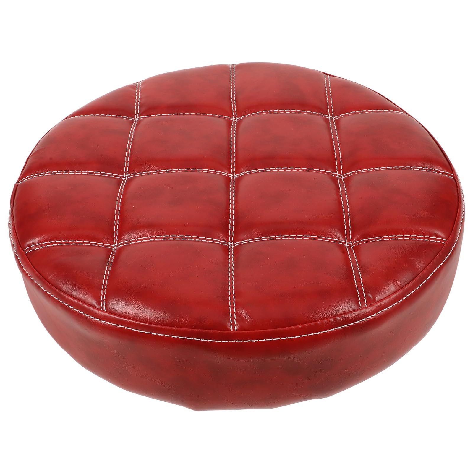Coussin de chaise rond en PU 12.60 pouces avec structure bois solide