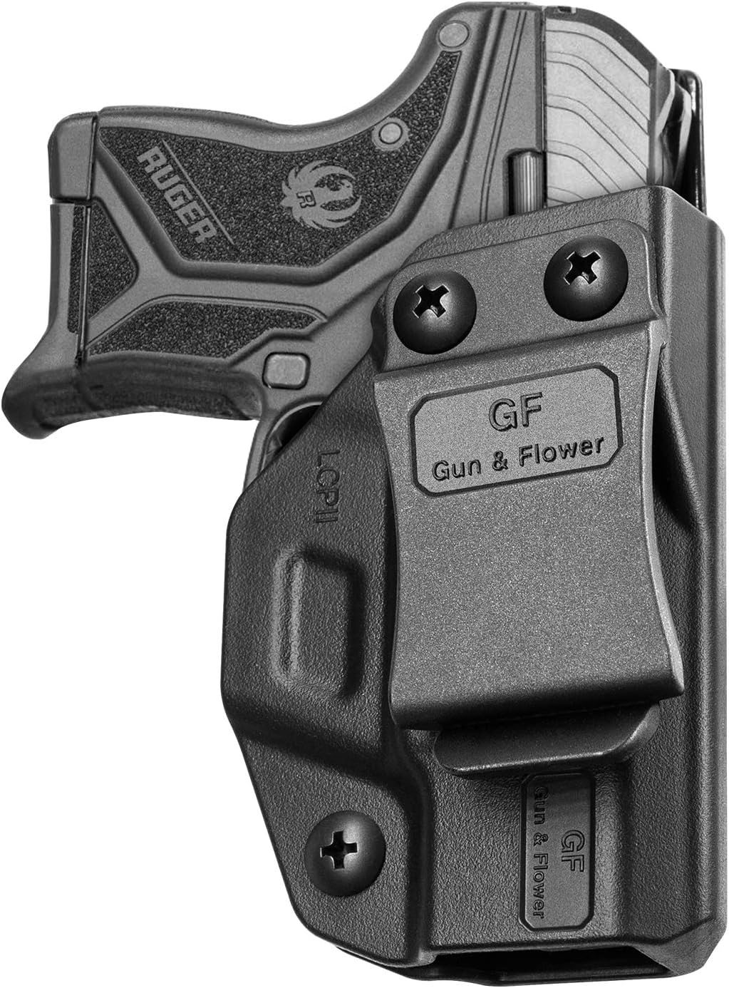 IWB Holster Compatible with Ruger LCP 2/LCP II, Polymer and Kydex Inside Waistband Holster for Concealed Carry LCP II | Adj. Cant & Retention | Fiber-Reinforced Polymer & Kydex Available