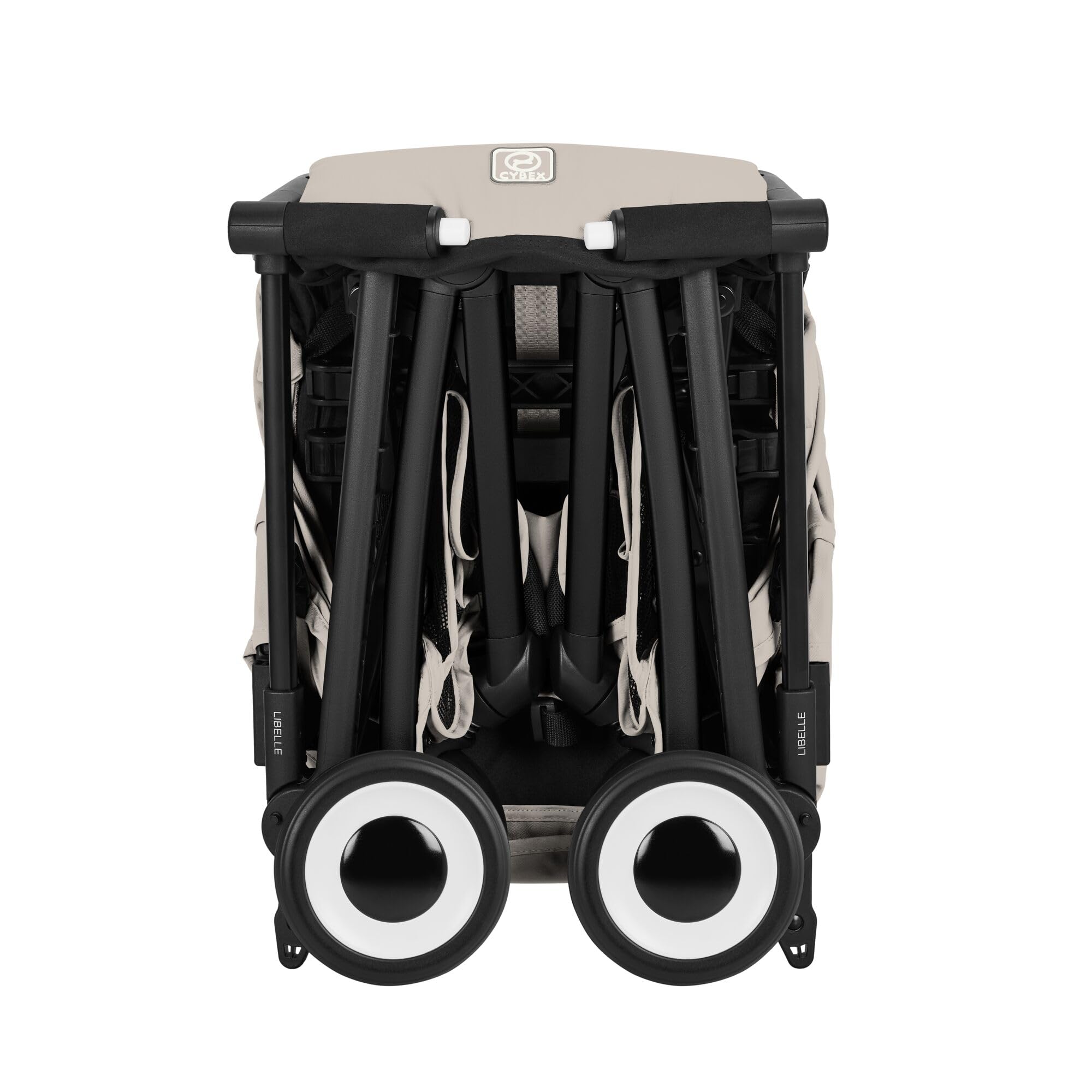 CYBEX Gold Cochecito LIBELLE con tamaño apto para equipaje de mano, De aprox. 6 meses a aprox. 4 años (máx. 22 kg), Ultraligero (solo 6 kg), Sistema de arnés de un tirón, Dune Grey