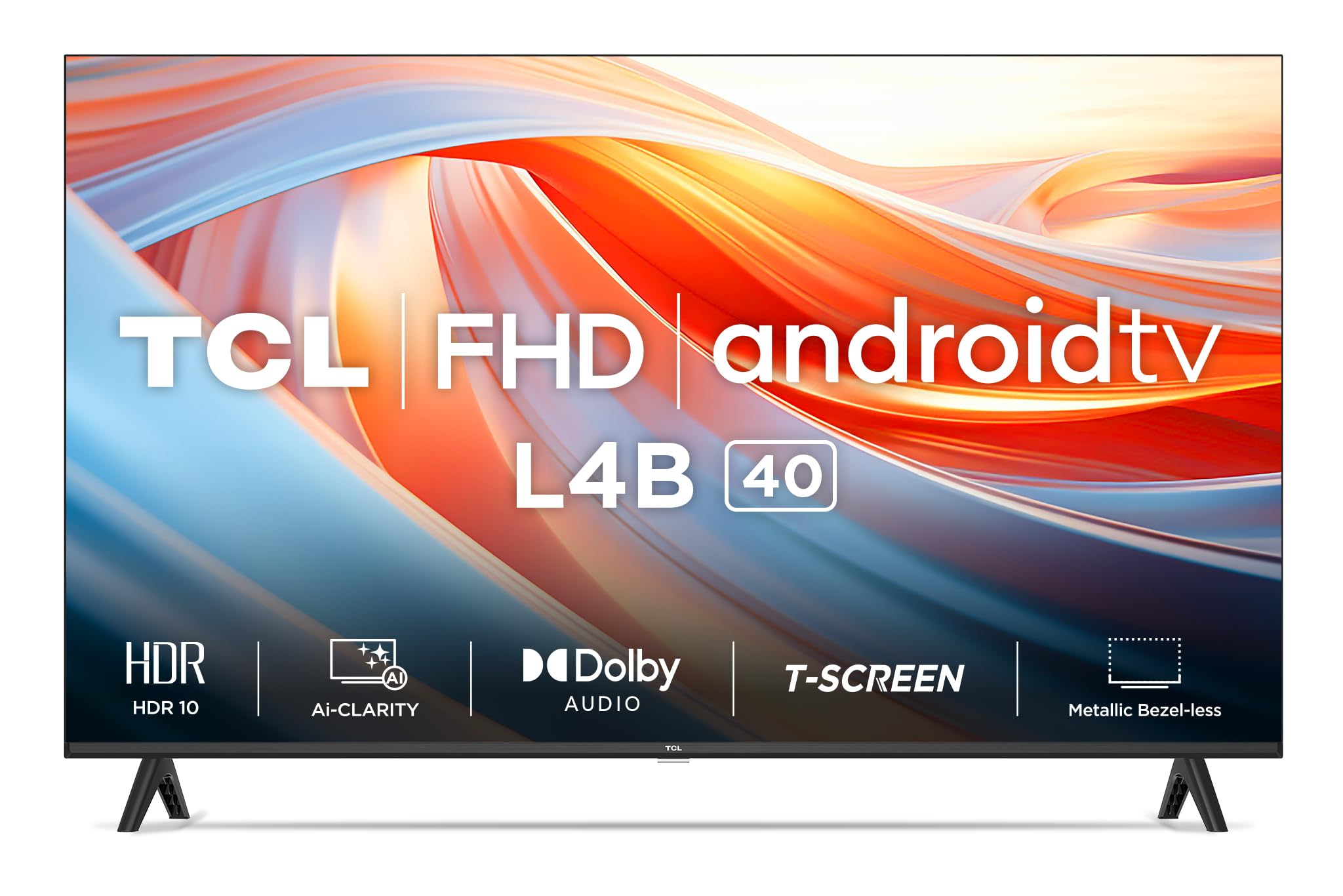 TCL 101 cm (40 inches) Mettalic Bezel-Less Full HD Smart Android LED TV 40L4B (Black) (B0CZ6QF29Y) Amazon Price History, Amazon Price Tracker