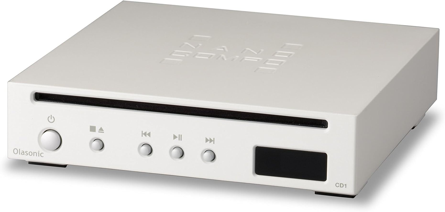 Olasonic nanocompo NANO-CD1 CD Transport, Platinum White