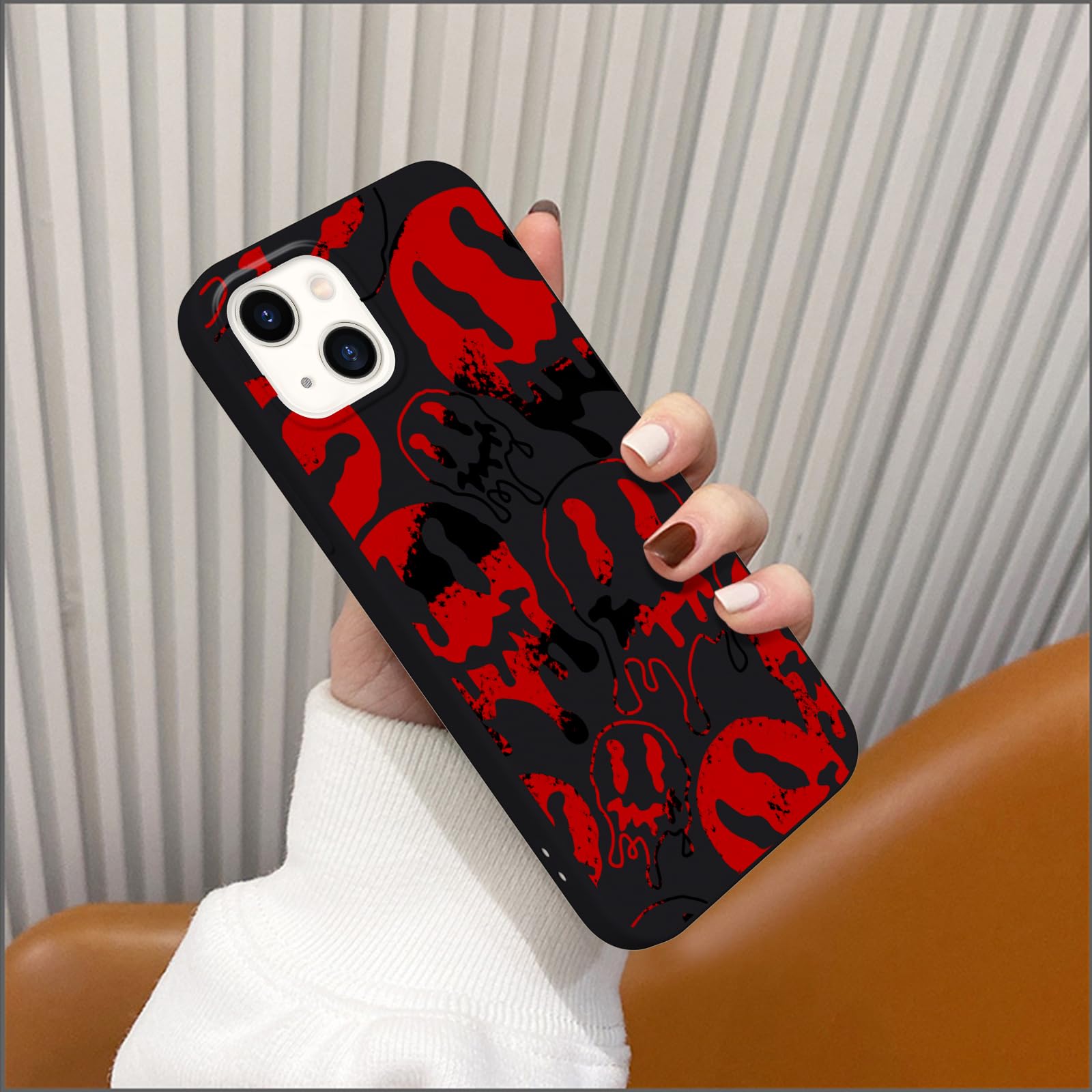 Amazon.com: Idocolors Cute Floating Black and Red Ghost Phone Case for iPhone 14,Liquid Silicone Big Eyes and Mouth Case,Soft Gel Rubber Full-Body Protective Microfiber Lining Shockproof Cover : Cell Phones & Accessories Amazon.com: Idocolors Cute Floating Black and Red Ghost Phone Case for iPhone 14,Liquid Silicone Big Eyes and Mouth Case,Soft Gel Rubber Full-Body Protective Microfiber Lining Shockproof Cover : Cell Phones & Accessories
