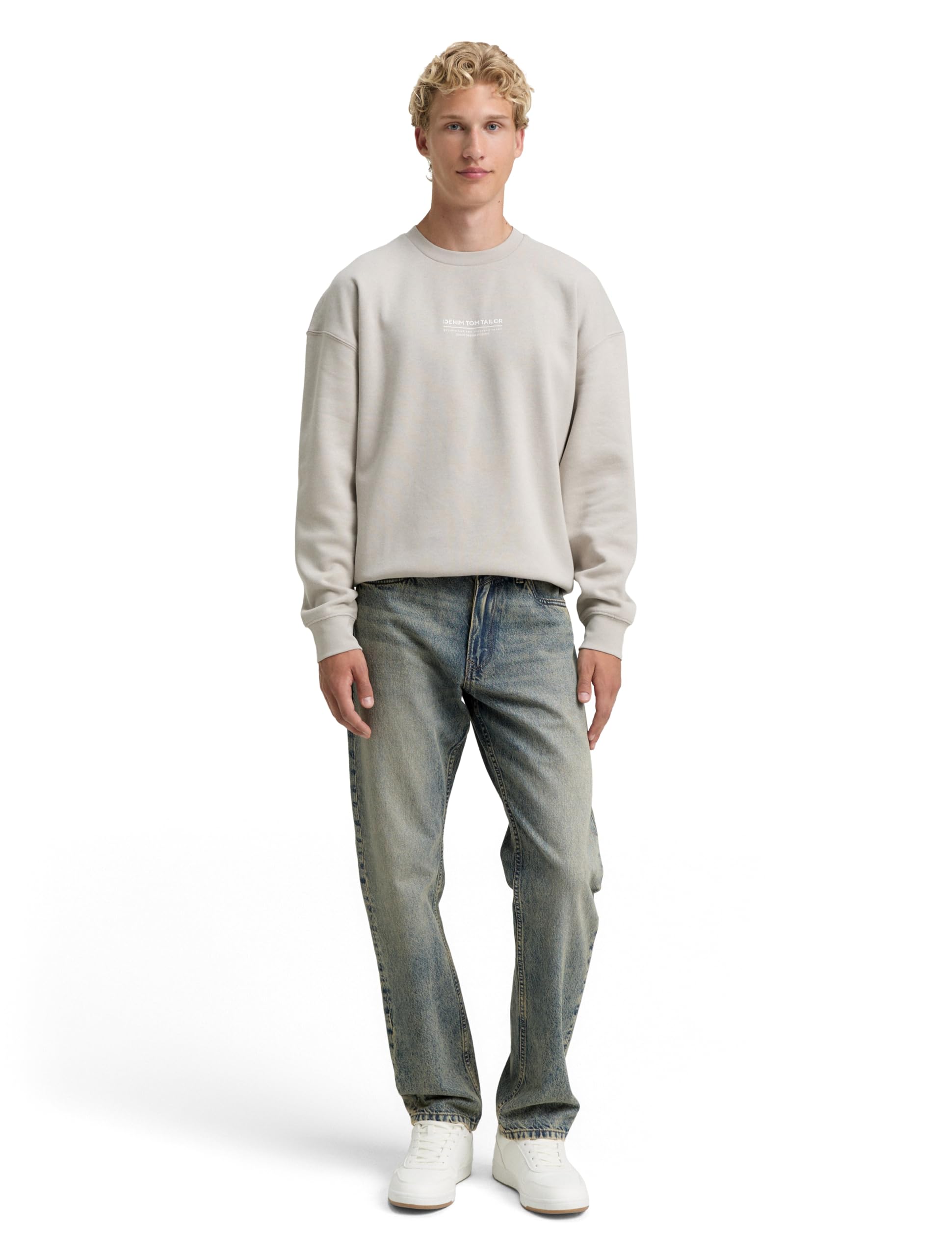 Tom Tailor Denim Herren TTWAYLEN Relaxed Jeans in gewaschener Optik