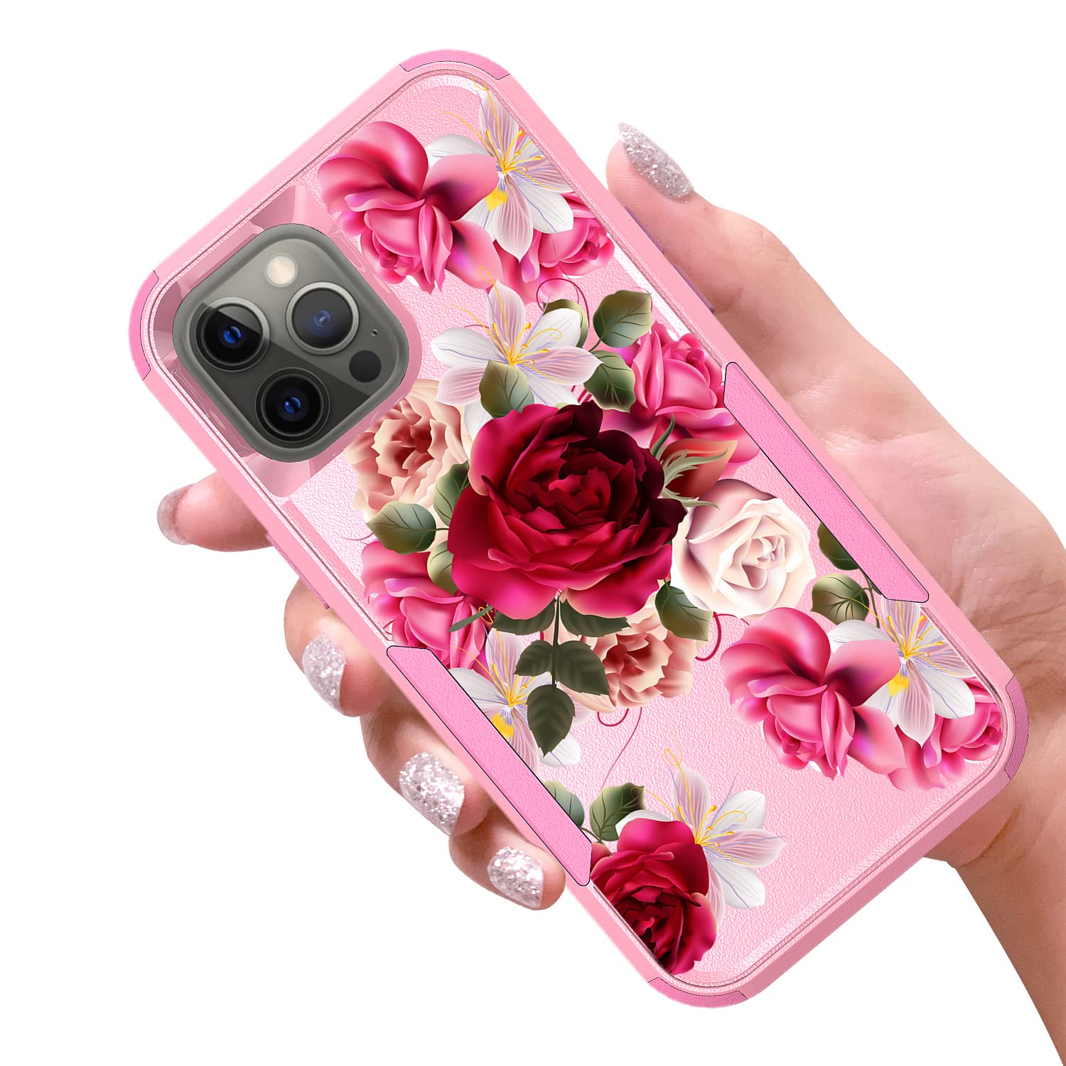 case+glass iPhone12 Pro ローズ ハードケース ピンク Amazon.com: STORM BUY Compatible for Apple iPhone 12 Pro Max