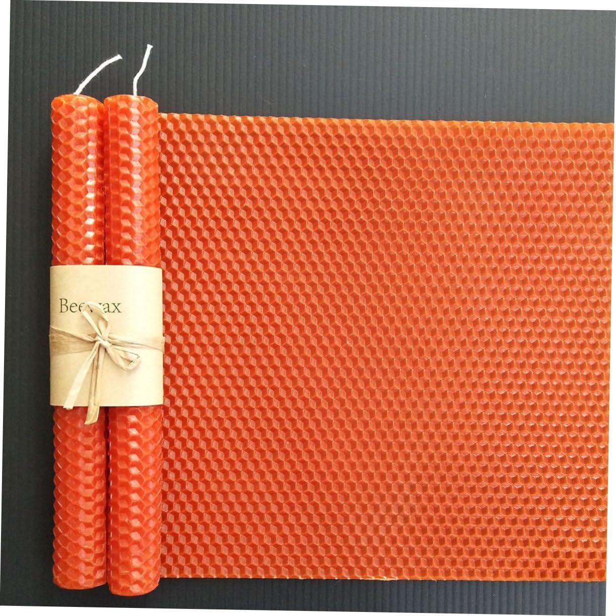 SEWACC Juego de 10 Piezas para Hacer Velas Aromáticas Cilíndricas de Cera de Abeja con Núcleo de Algodón, Ideal para Adornos de Escritorio y Uso en Banquetes Color Aleatorio