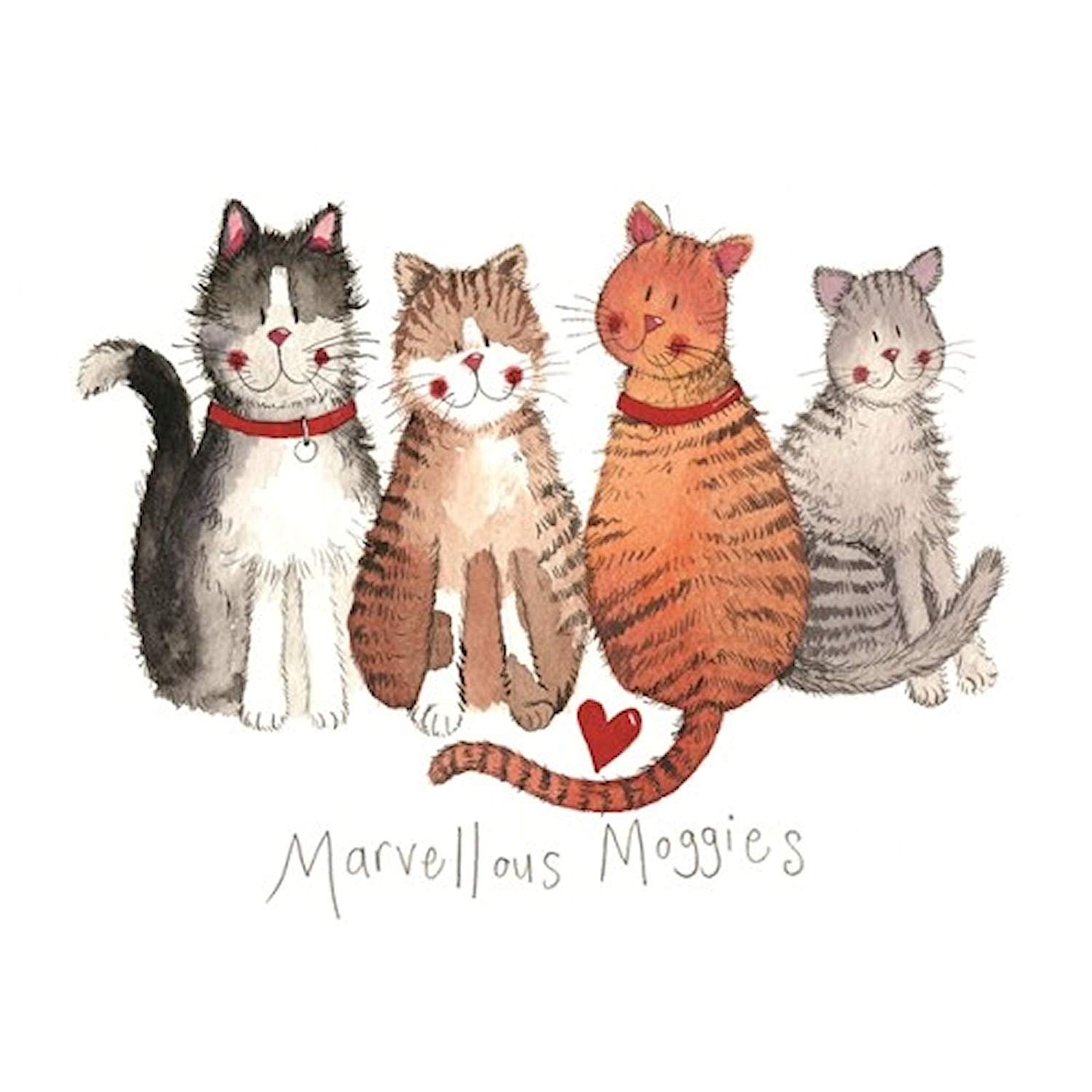 Alex Clark Multicolour Marvellous Moggies Place Mat