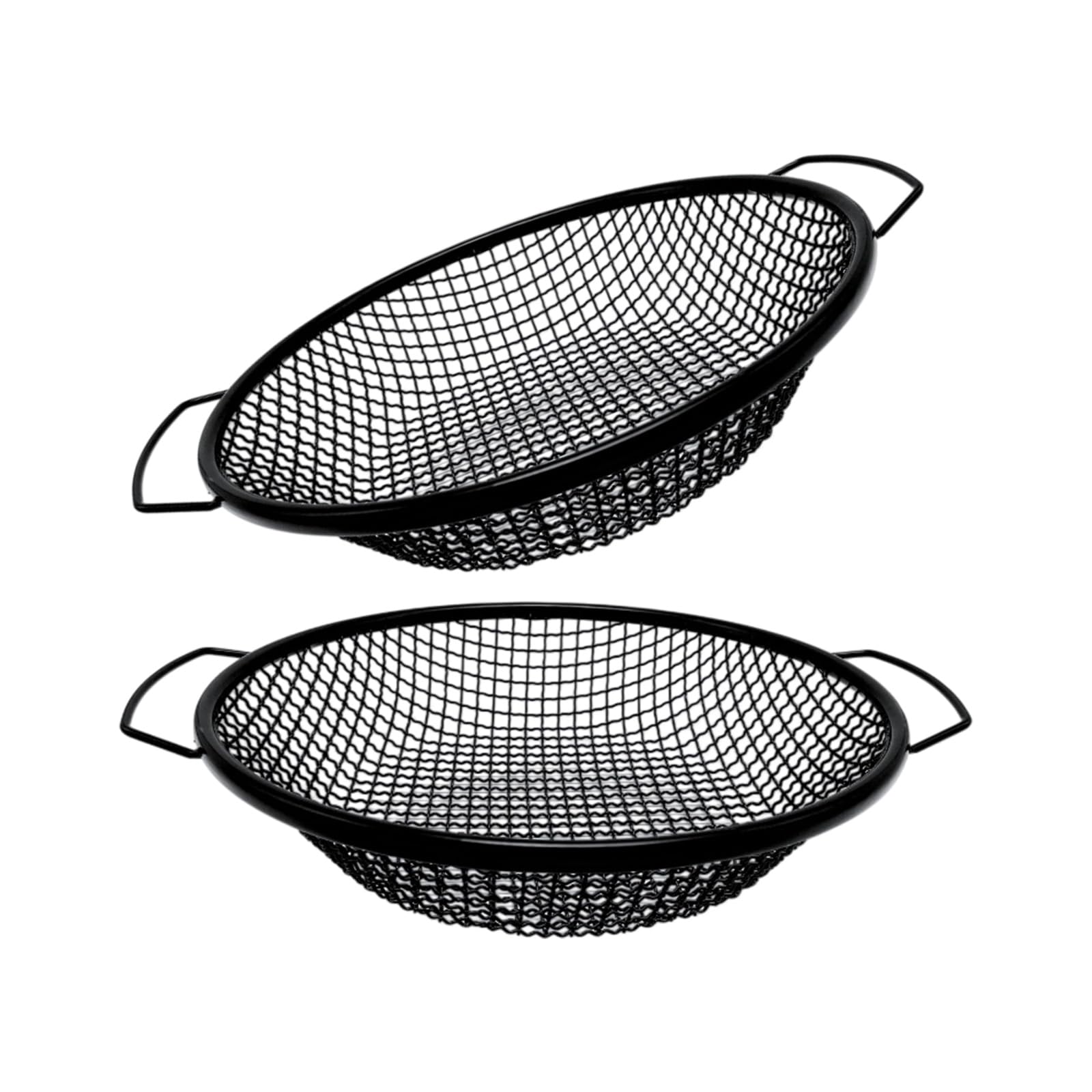 Juego de tamiz de suelo de jardín, 30 cm / 11.8in, malla metálica redonda