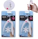 COSLUXE Nail Art Nail Edge Clipper Cutter Manicure Tool For Acrylic Gel False Tips Fake Nail Clippers Cutte, Adjustable Triple cut Nail Tip Clippers, gallery image