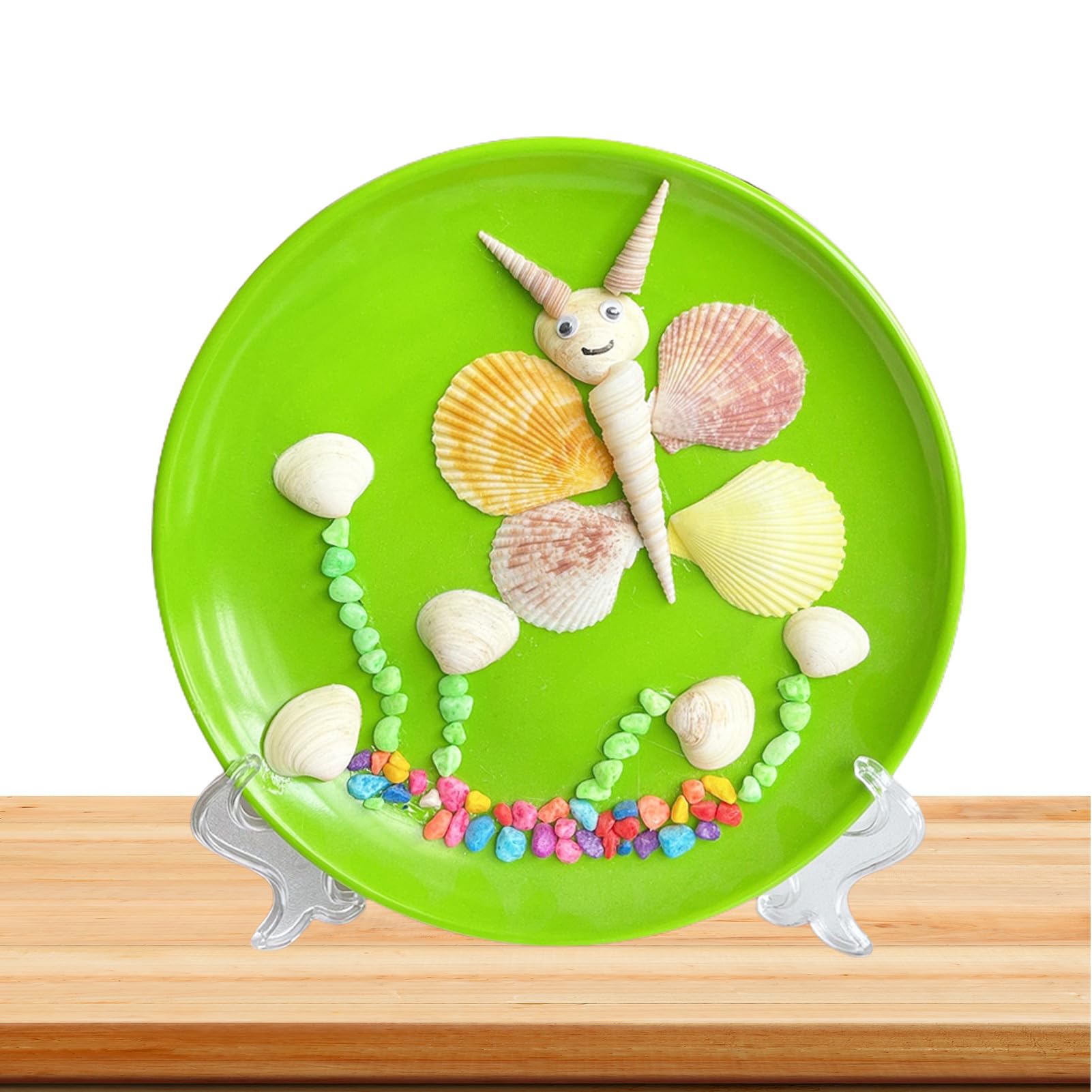 Amazon.co.jp: 子供向けのシェルクラフト,カラフルな石で DIY 工芸品