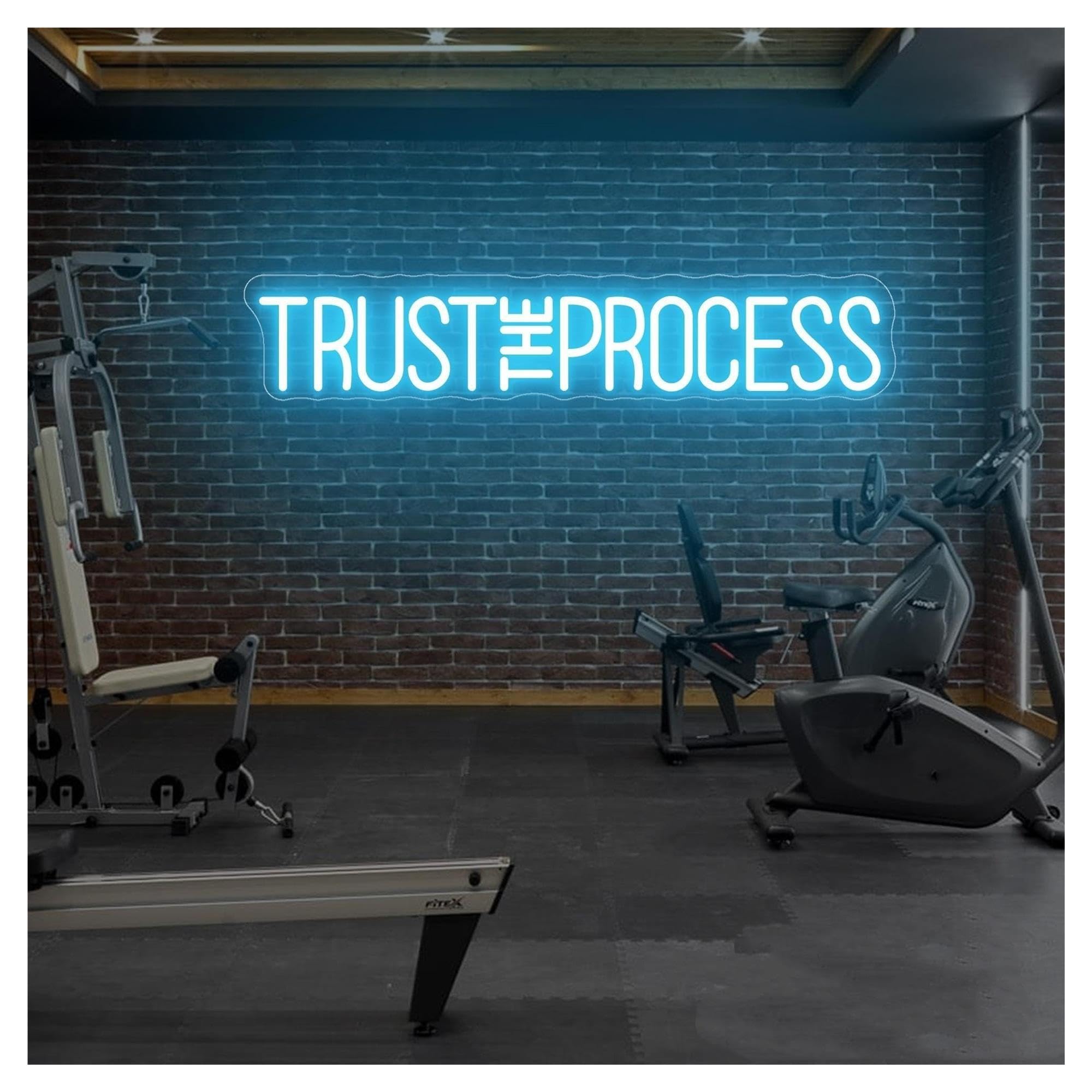 Decoración Lámparas Letrero De Neón Trust The Process