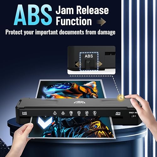 Miniatura 7 de Hojas de laminación térmica, 50 bolsas laminadoras (5 piezas A3+10 piezas A4+15 piezas A5+20 piezas A6) para tarjetas de archivos de fotos