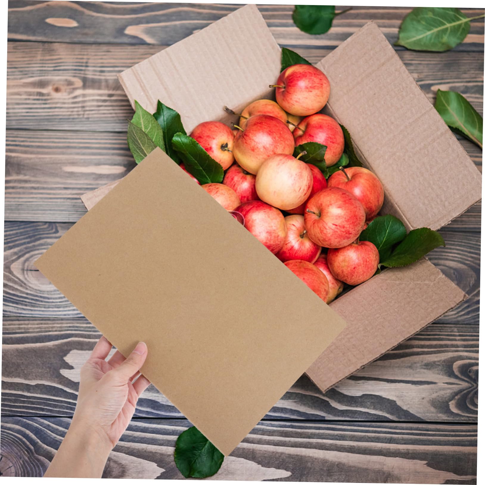 SEWACC 50 Feuilles de Calage en Carton Ondulé pour Boîtes en Carton, 3 Couches Robustes, Paquet de 50 Pièces, pour Séparateurs et Emballage Colis Lors de Déménagement