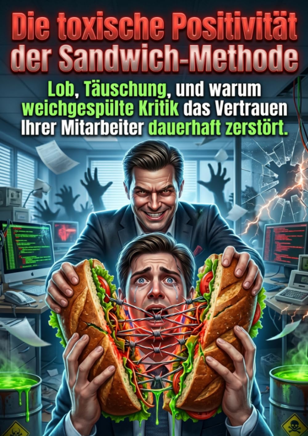 Die toxische Positivität der Sandwich-Methode: Lob, Täuschung, und warum weichgespülte Kritik das Vertrauen Ihrer Mitarbeiter dauerhaft zerstört