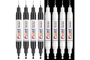 48 Pack Permanent Tire Paint Pens Oil Based Dual Tip Markers