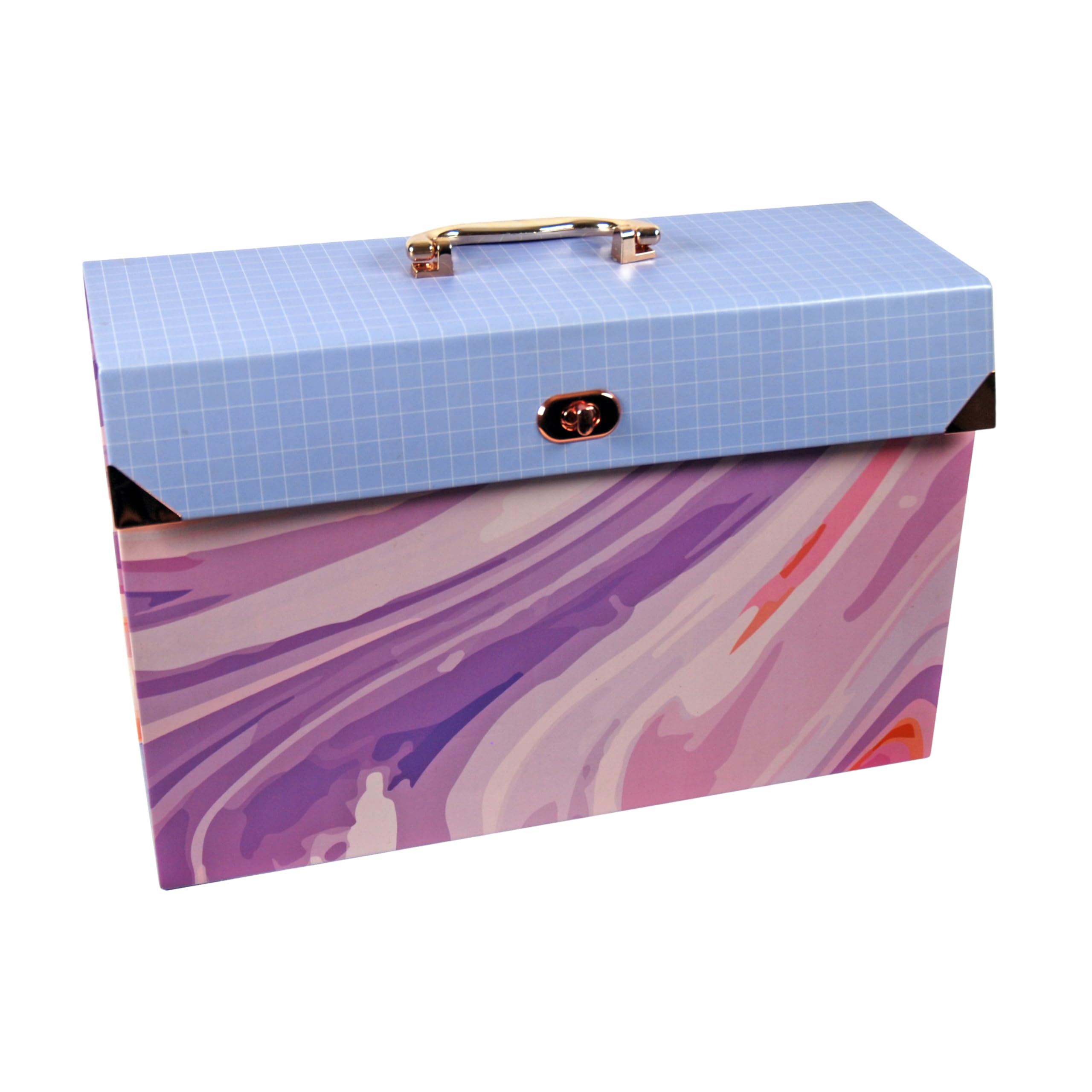 Cathedral Purple A4 19 Pocket Expanding File,