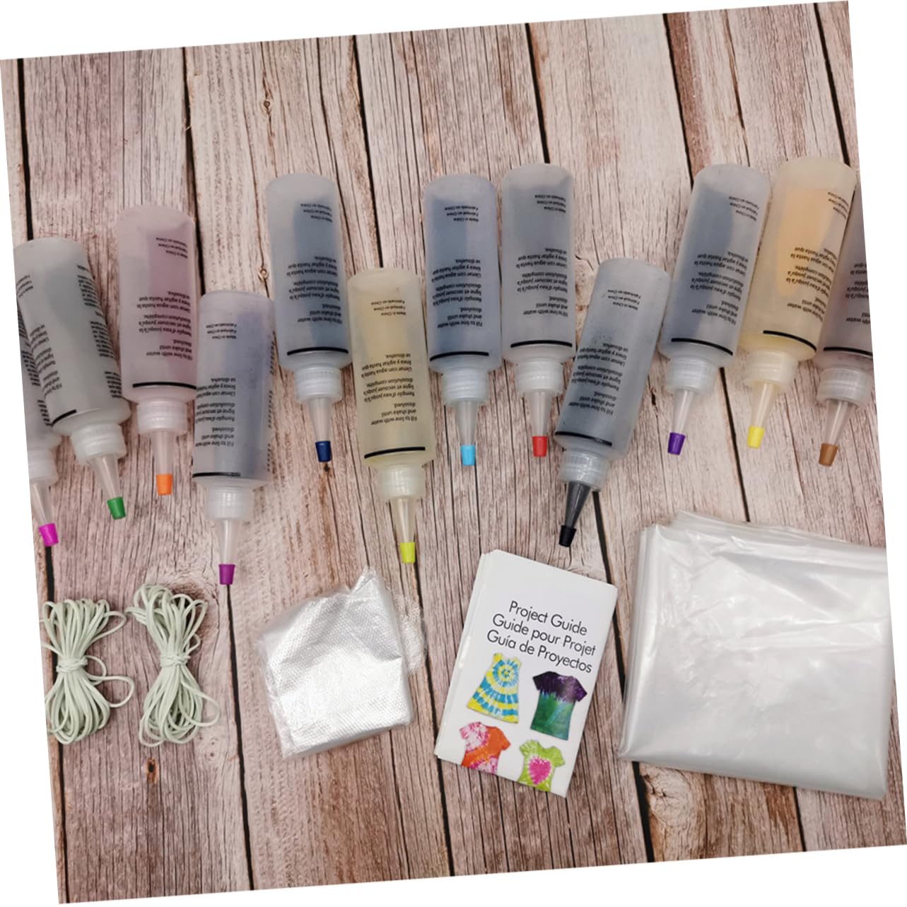 LALAFINA DIY Tie Dye Pigments Cold Water Solid No Mixing Required for Cotton Accessories