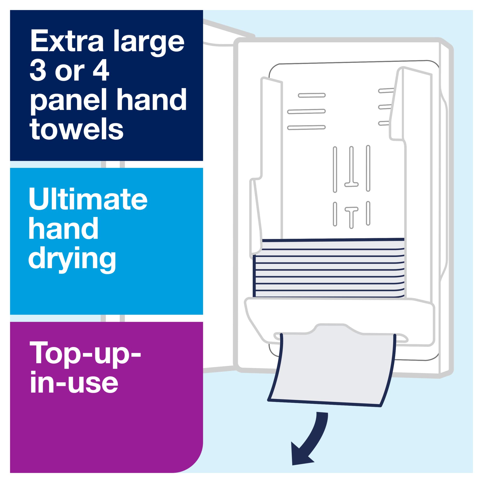 Tork Xpress Multifold Hand Towel Dispenser Black H2