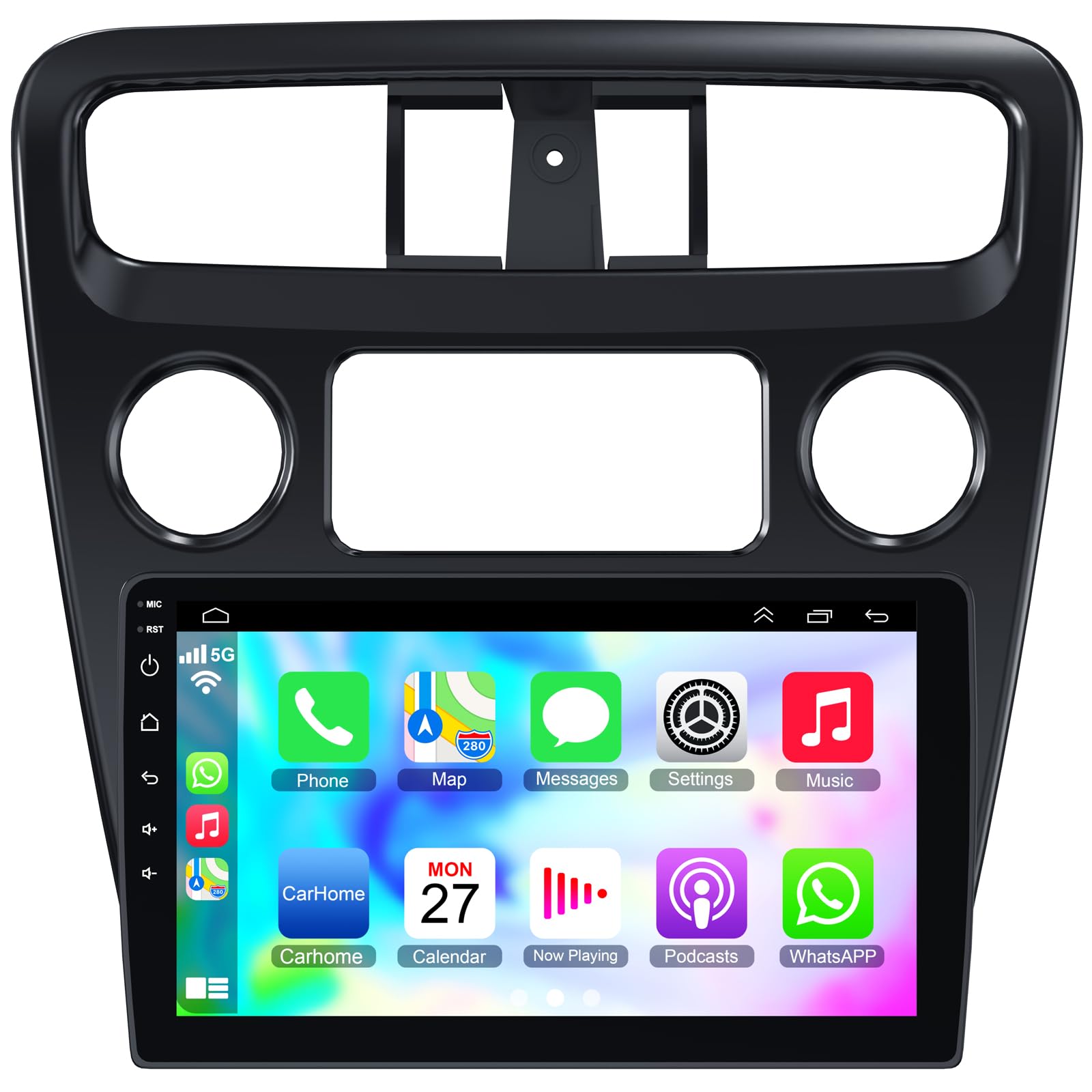 Android 12 for Hondas Accord Car Stereo Radio 2G RAM+32G ROM for 1998-2002, 9 Inch IPS Touch Screen with Wireless Carplay/Wired Android Auto, DSP, Bluetooth, Backup Camera, Support OBD2/DVR/TPMS