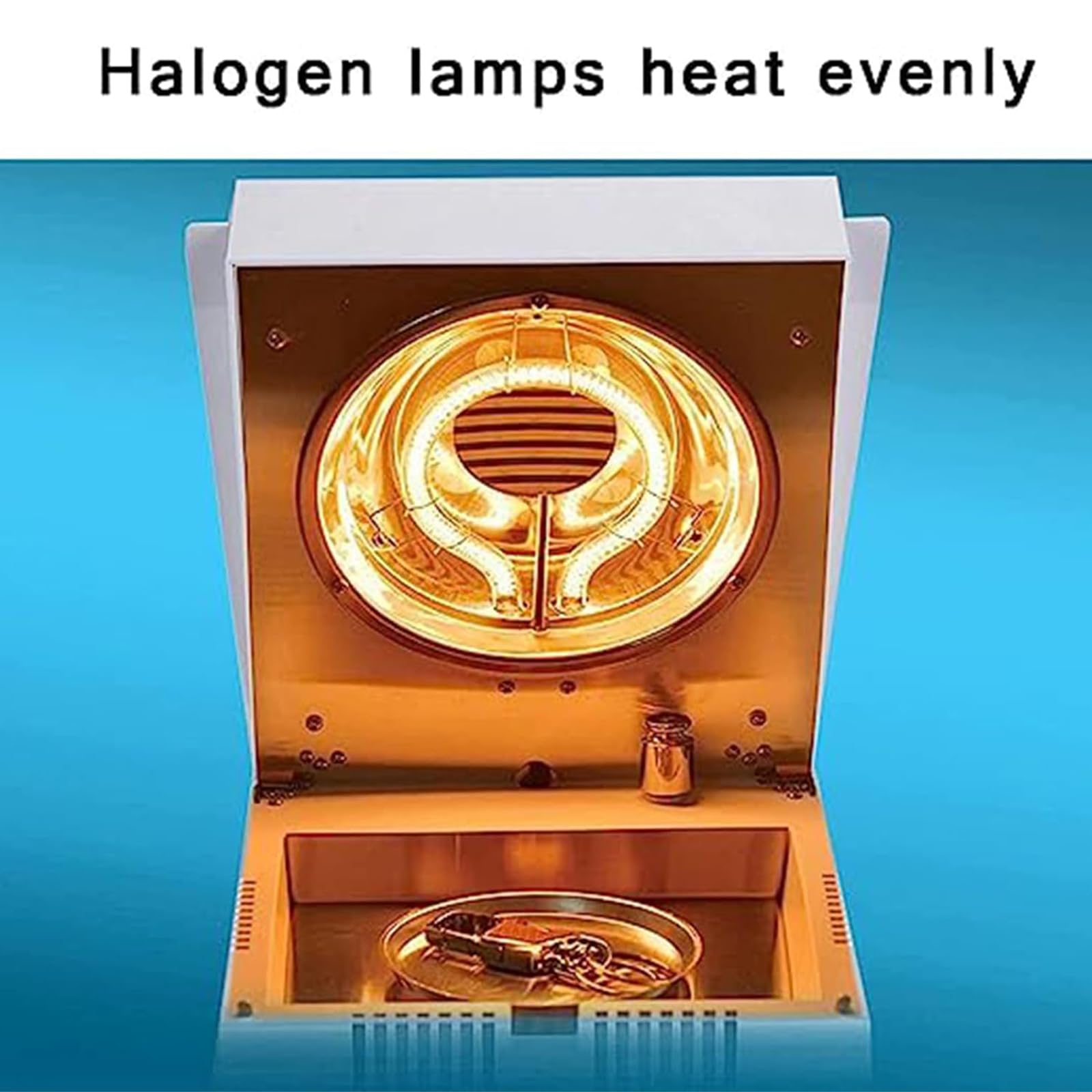 NGARY Analizador de Humedad halógeno, balanzas de Humedad de Laboratorio Analizador de Humedad con Calentamiento halógeno automático, 60-200 ℃ y 2 Modos de Secado Ajustables, para Polvo/Hierba