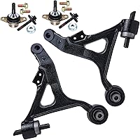 Vista 17 de Detroit Axle - 4 brazos de control de extremo delantero para Nissan Frontier Xterra 2000-2004 Brazos de control inferior y superior con rótulas