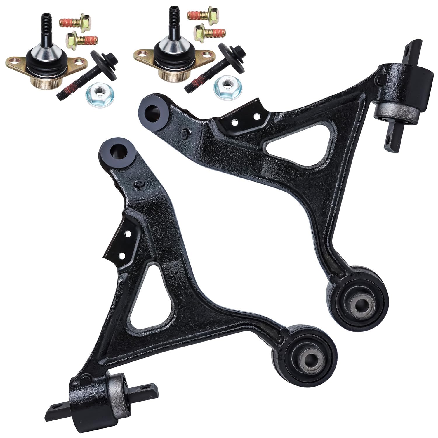 Detroit Axle - FWD Front Lower Control Arms Kit for 2007 Volvo S60, 2 Lower