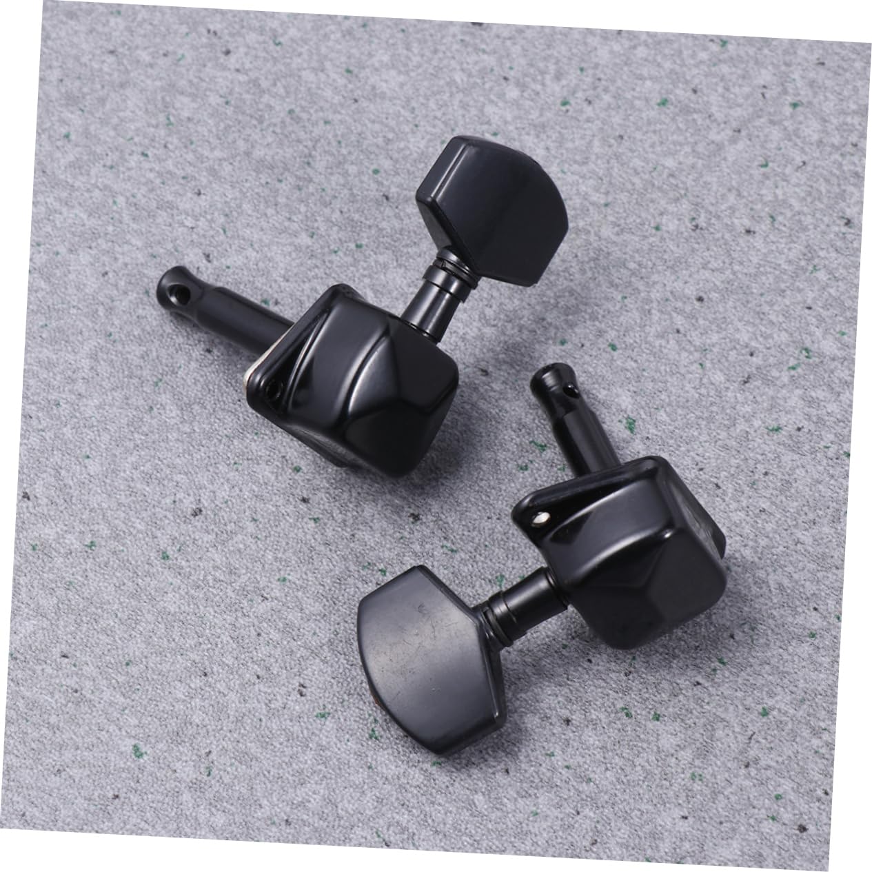 Abaodam 3er-sets Ersatz Für Abgenutzte Stimmwirbel Robuste Gitarren-stimmgeräte Aus Metall 3r3l-stimmschlüssel Für Gitarre Und Bass Schwarz 6 Stück * 3